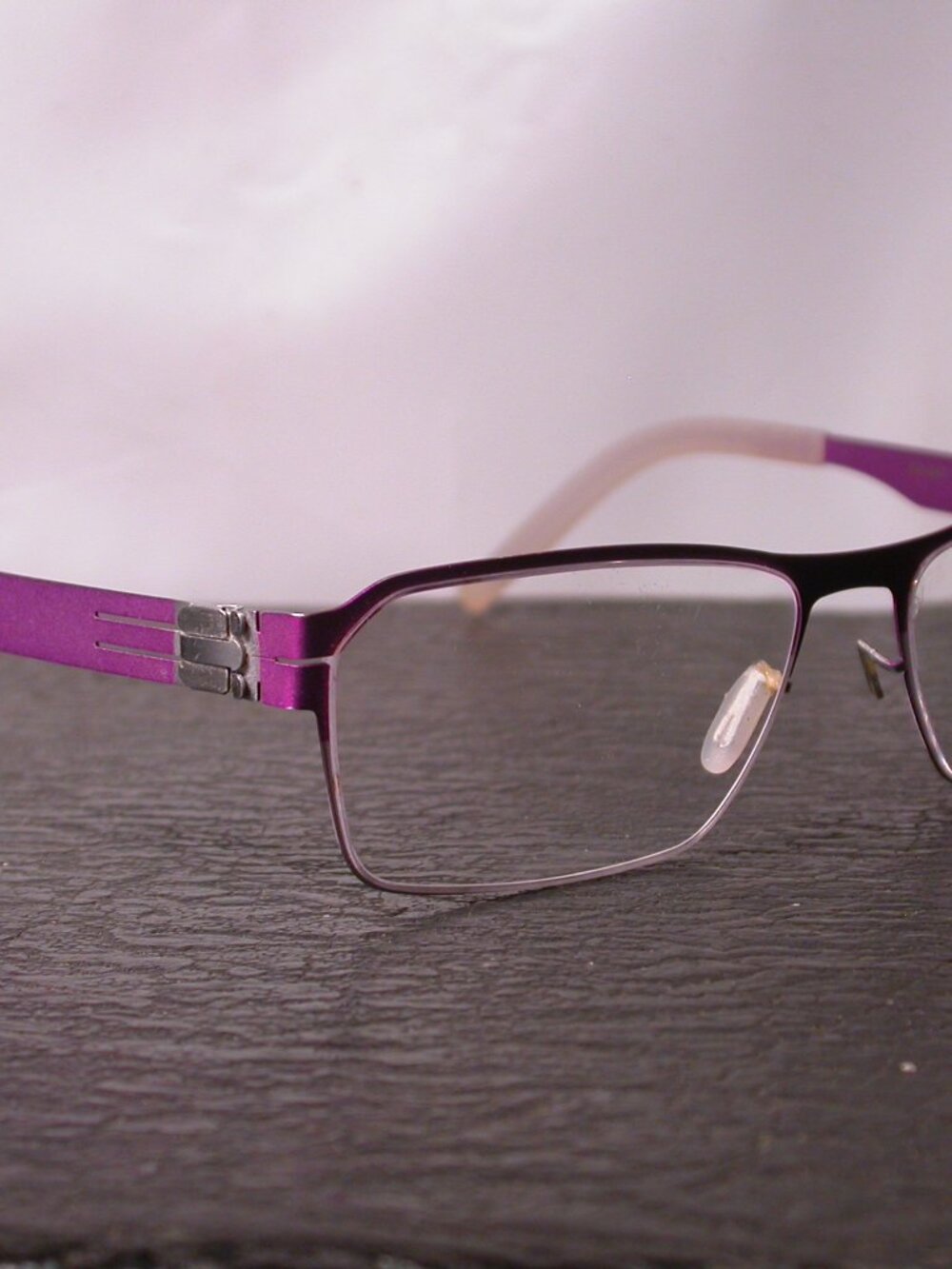 IC! Berlin Purple Pink Modern Light Weight Eyeglasses Made in Germany